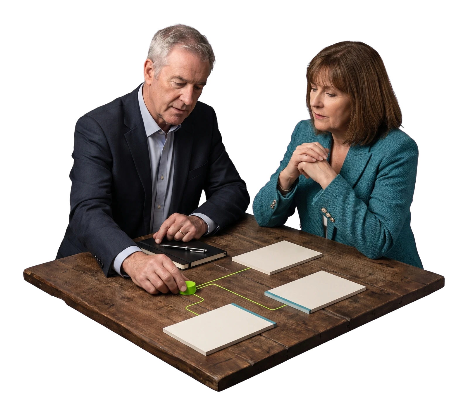 Strategic commercial decisions converging on a clear route