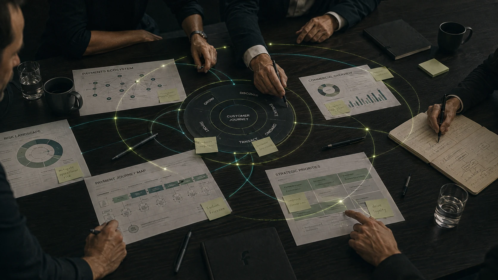 Forthwise consultants connecting evidence around a commercial decision